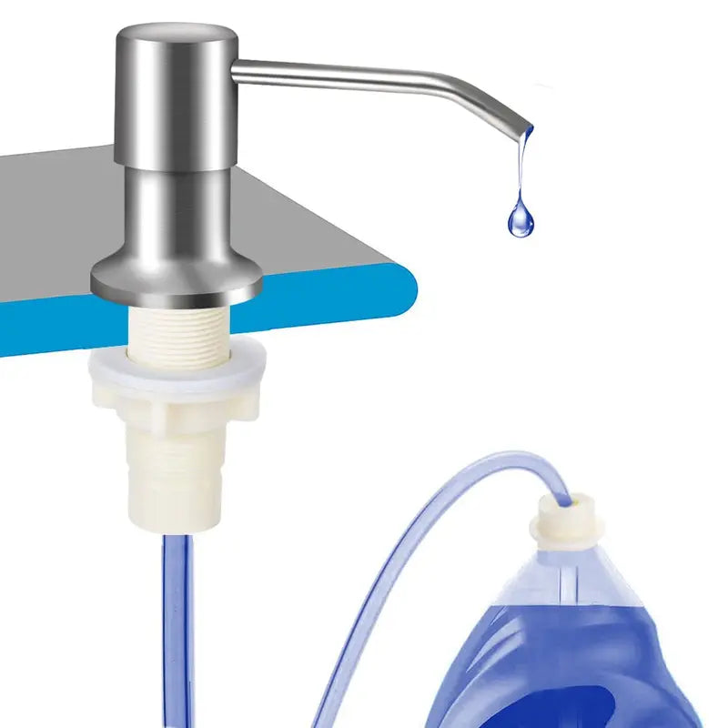 Sierra Kitchen Soap Dispenser | 39-Inch Hidden Tube, Durable Design 0