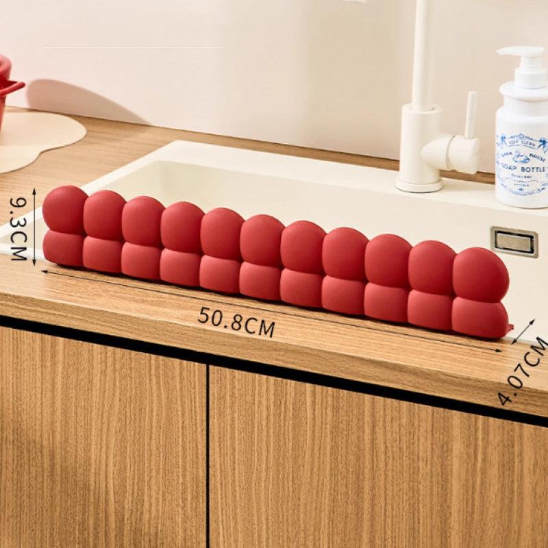 Sileo Sink Splash Guard | Silicone, Suction Cup Base for Kitchen and Bathroom 0