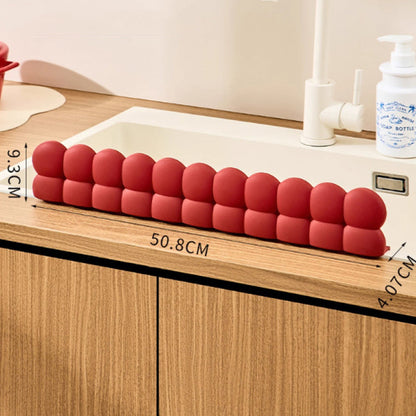 Sileo Sink Splash Guard | Silicone, Suction Cup Base for Kitchen and Bathroom 0