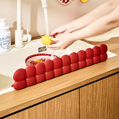 Sileo Sink Splash Guard | Silicone, Suction Cup Base for Kitchen and Bathroom 2