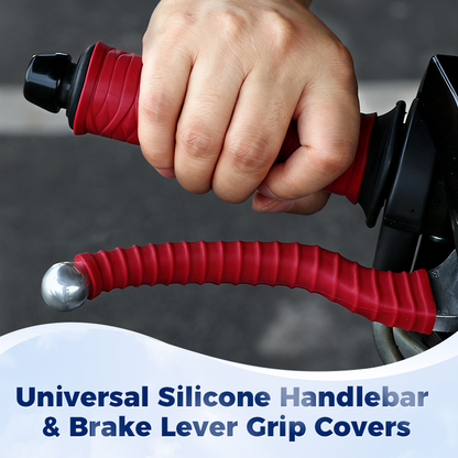 Silo Bike Handle Grips | Premium Silicone, Universal Fit, Shock Absorbing 1