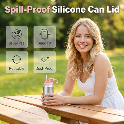 Silo Can Lid | Spill-Proof Silicone Cover for Standard Cans 1