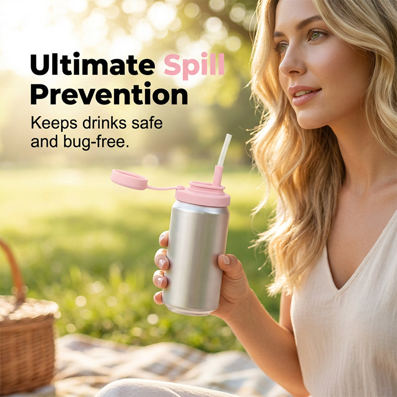 Silo Can Lid | Spill-Proof Silicone Cover for Standard Cans 6