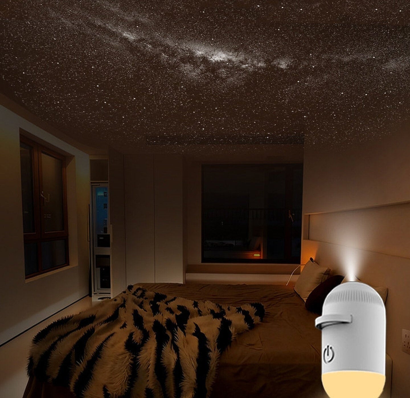 Sirius Galaxy Projector | USB Powered, Touch-Sensitive Night Light 3