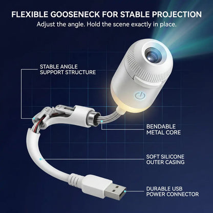 Sirius Galaxy Projector | USB Powered, Touch-Sensitive Night Light 7