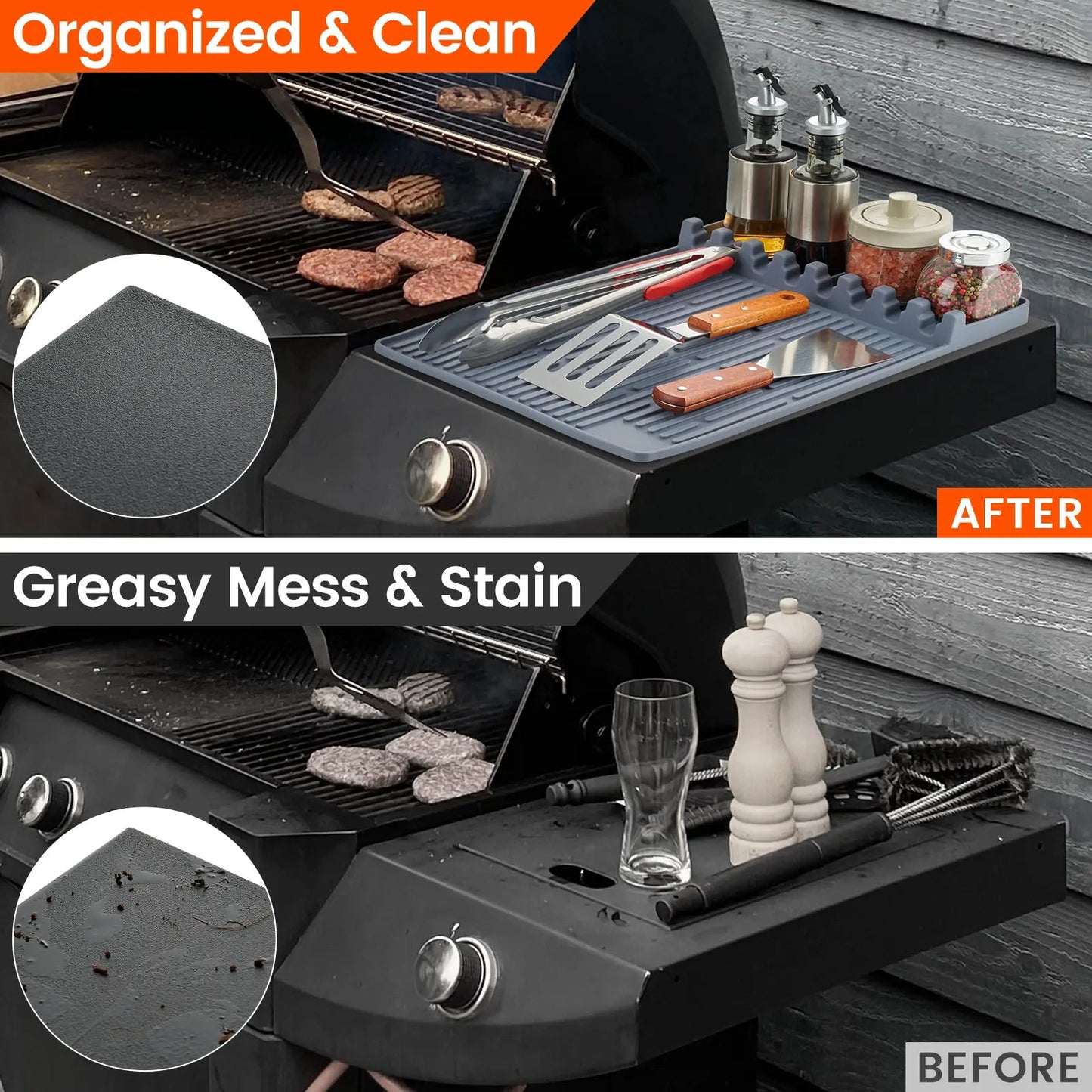 Sizzle Grill Mat | Heat-Resistant, Food-Grade Silicone 2