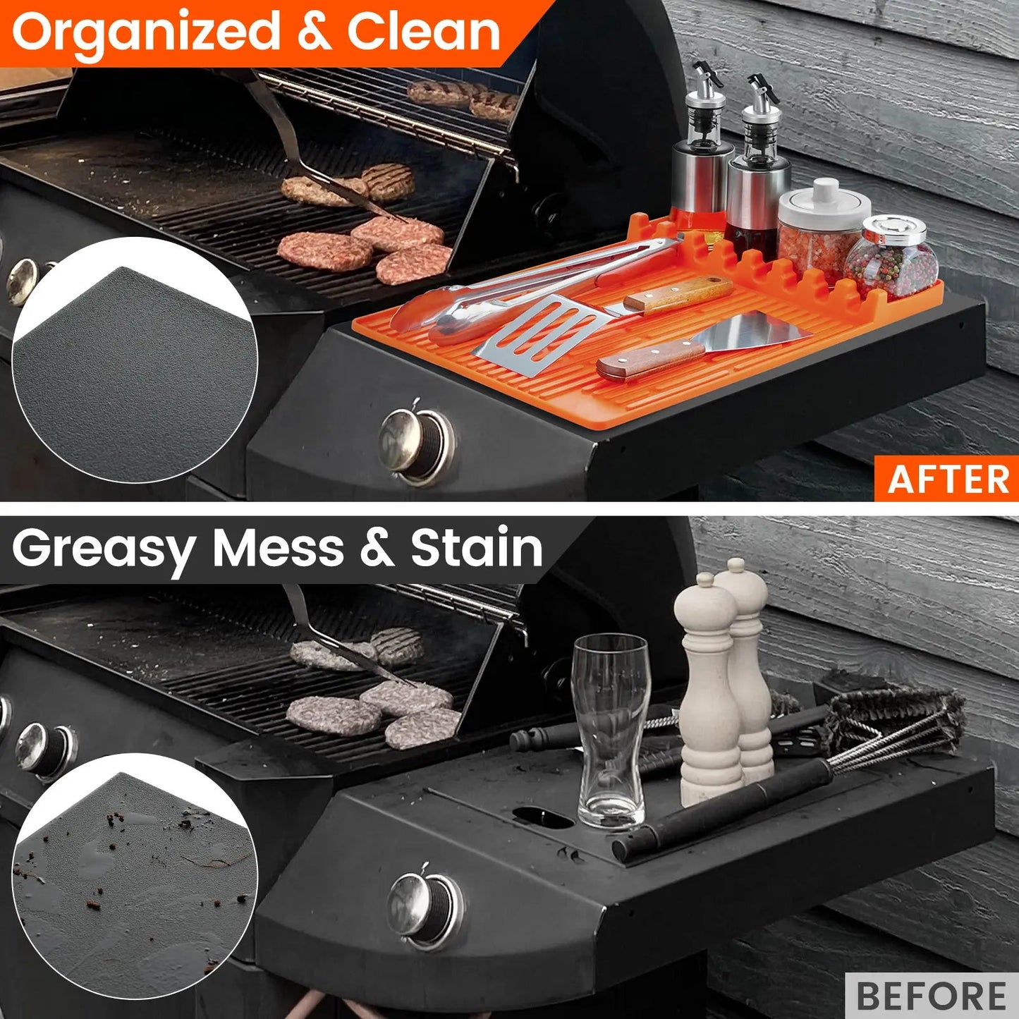 Sizzle Grill Mat | Heat-Resistant, Food-Grade Silicone 3