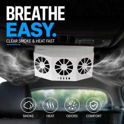 SolaCool Car Window Fan | Solar Powered, Enhanced Air Circulation 2