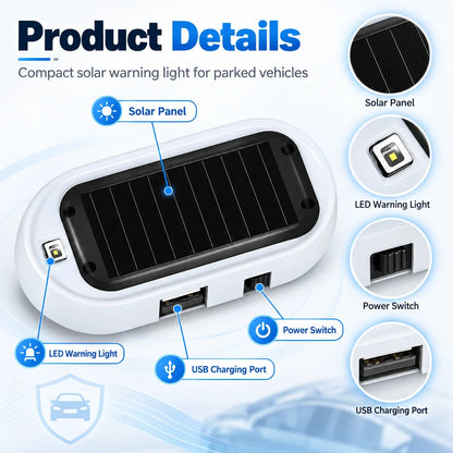 SolaGuard Security Light | Solar-Powered, Wireless LED Flashing Indicator 2