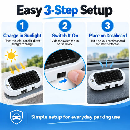SolaGuard Security Light | Solar-Powered, Wireless LED Flashing Indicator 5
