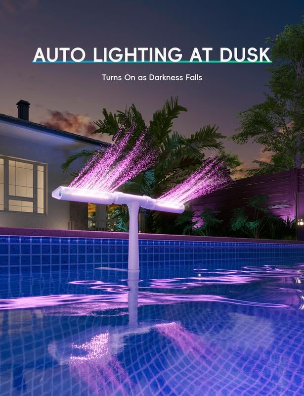 Solaire Pool Fountain | Solar Powered, Adjustable Water Flow 1
