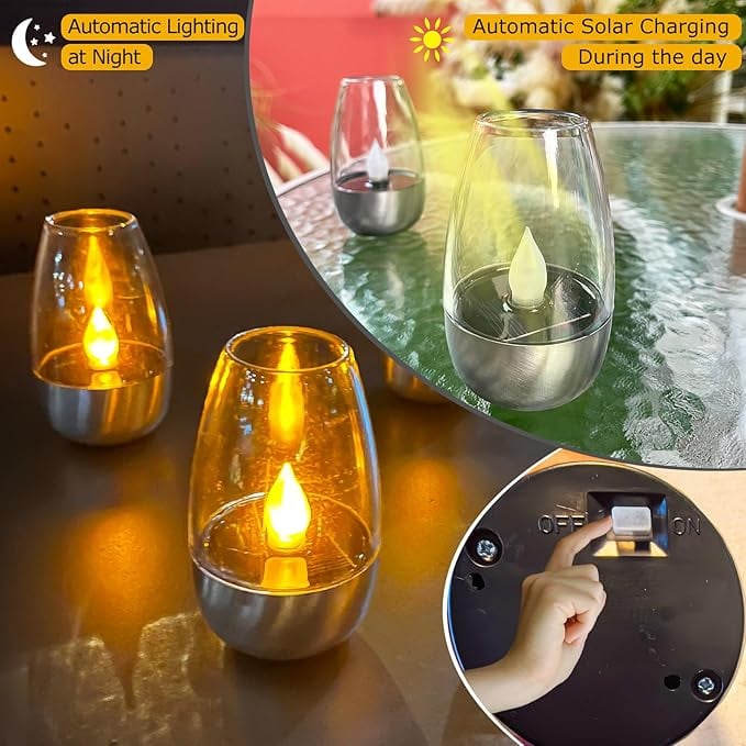 Solaire Tea Lights | Flameless, Waterproof with Dusk Sensor 4