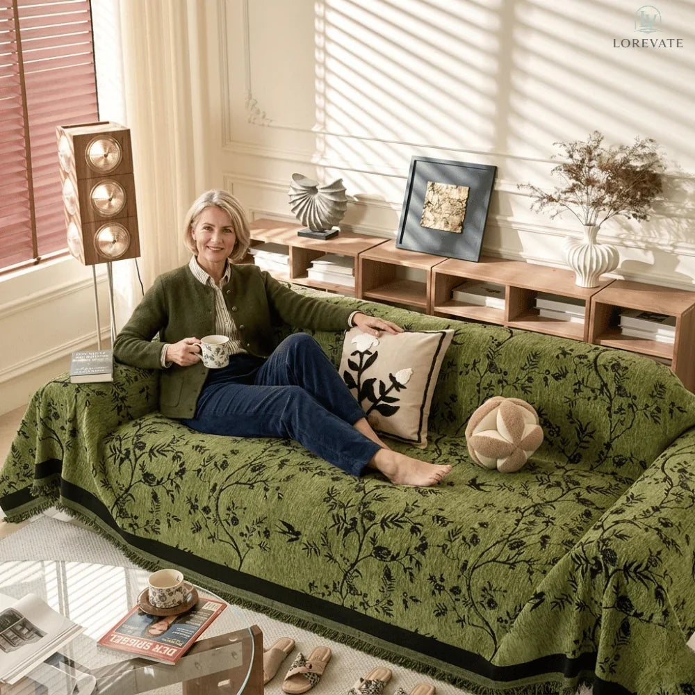 Soleil Slipcover Sofa | Reversible Chenille, Durable Protection 1