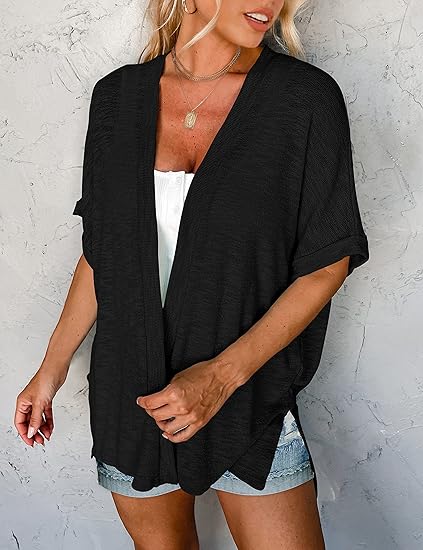 Sora Short Sleeve Cardigan | Flowy, Lightweight 5