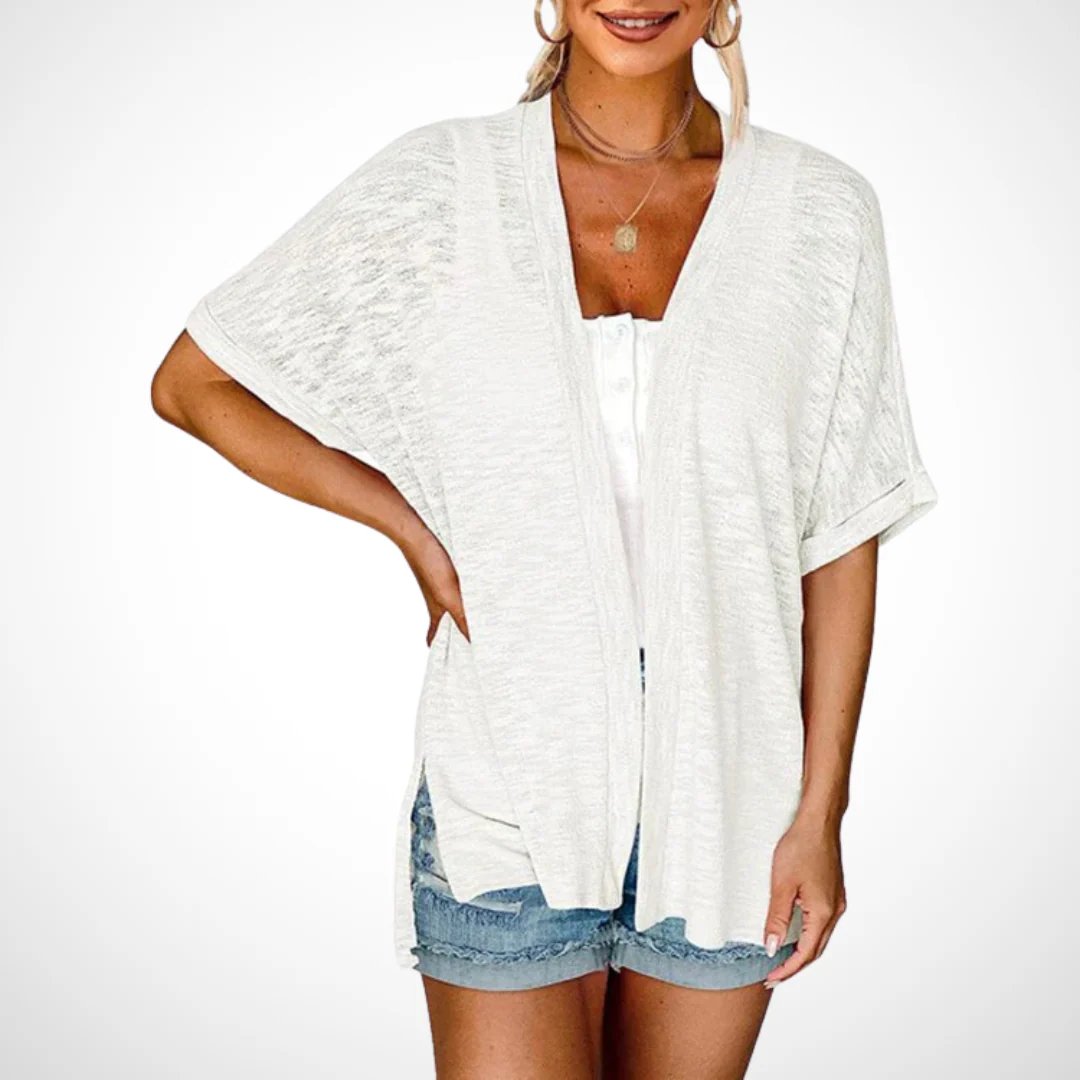 Sora Short Sleeve Cardigan | Flowy, Lightweight 7