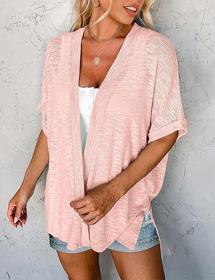 Sora Short Sleeve Cardigan | Flowy, Lightweight 9