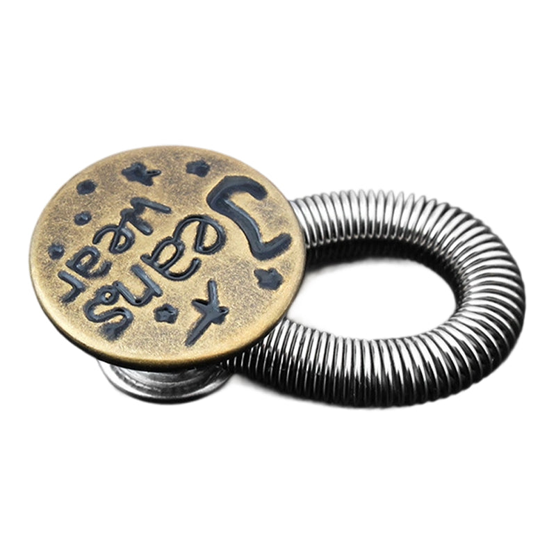 Sorin Waist Extender Button | Spring-Loaded Zinc Alloy for Jeans 10