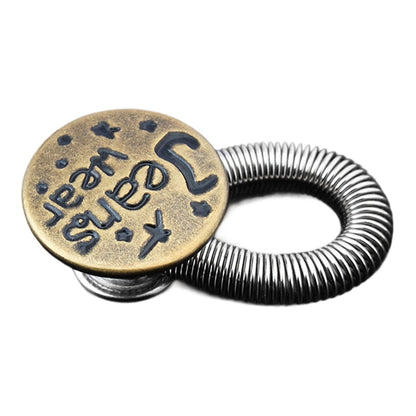 Sorin Waist Extender Button | Spring-Loaded Zinc Alloy for Jeans 10