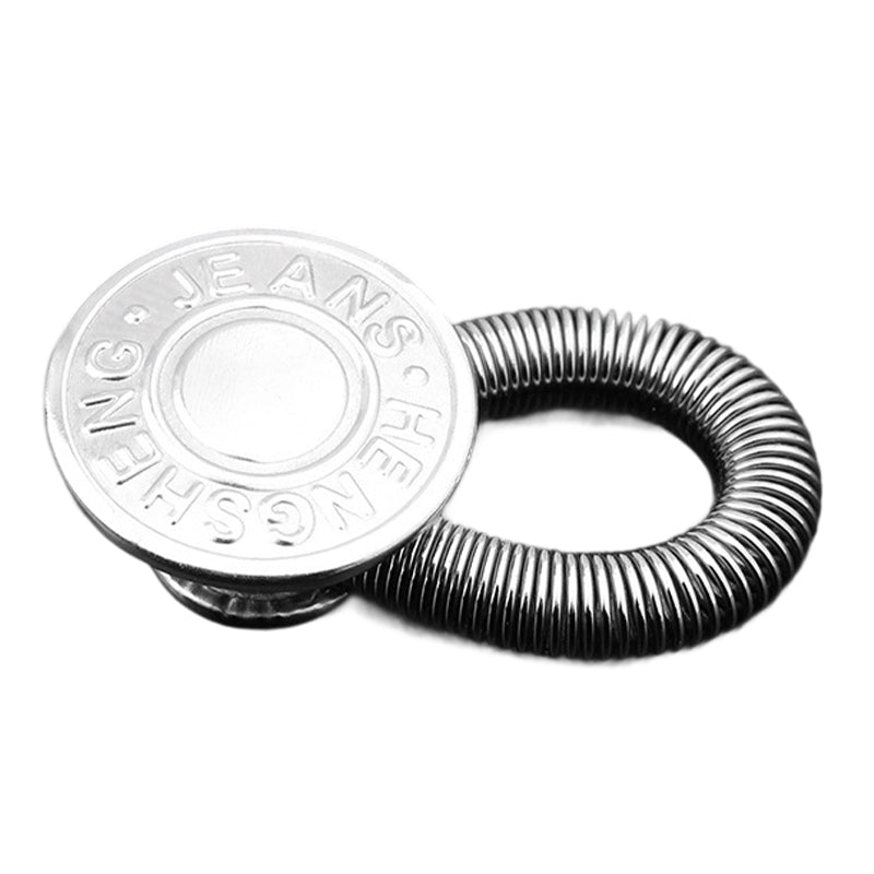 Sorin Waist Extender Button | Spring-Loaded Zinc Alloy for Jeans 16