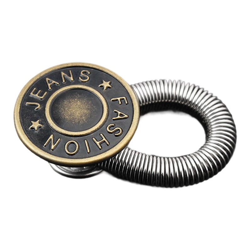 Sorin Waist Extender Button | Spring-Loaded Zinc Alloy for Jeans 18