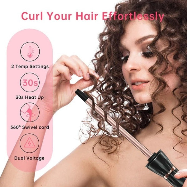 Sparklux Curling Iron | Tourmaline Ceramic, 10mm Barrel, Fast Heat-Up 2
