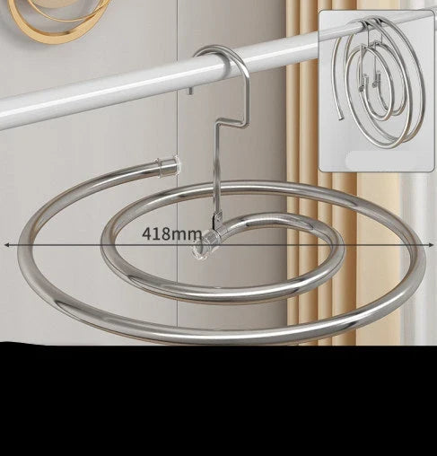 Spero Spiral Drying Rack | Stainless Steel, 360° Rotating, Space-Saving Laundry Solution 3