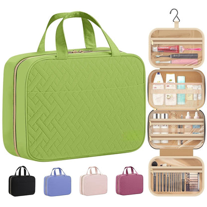 Talia Travel Toiletry Bag | Compact, Waterproof with Hanging Hook 10