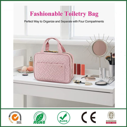 Talia Travel Toiletry Bag | Compact, Waterproof with Hanging Hook 3