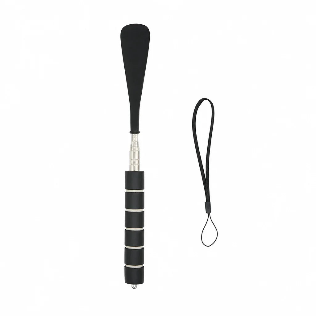 Tango Long Handled Shoe Horn | Stainless Steel, Ergonomic Design, Extendable 70 cm 0