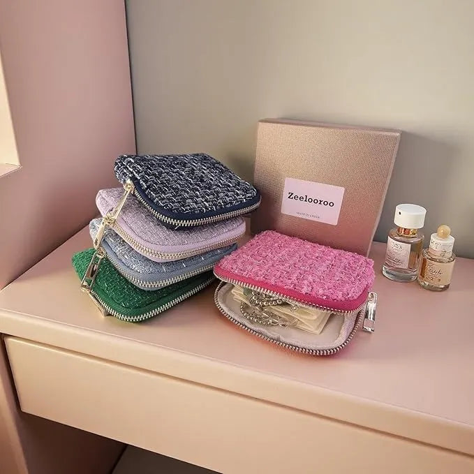 Tera Travel Jewelry Organizer | 5-Compartment Tangle-Free Storage Case 5