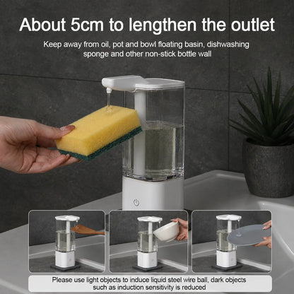 Trek Automatic Soap Dispenser | Touchless, Sensor-Activated, Kitchen & Bathroom Use 2
