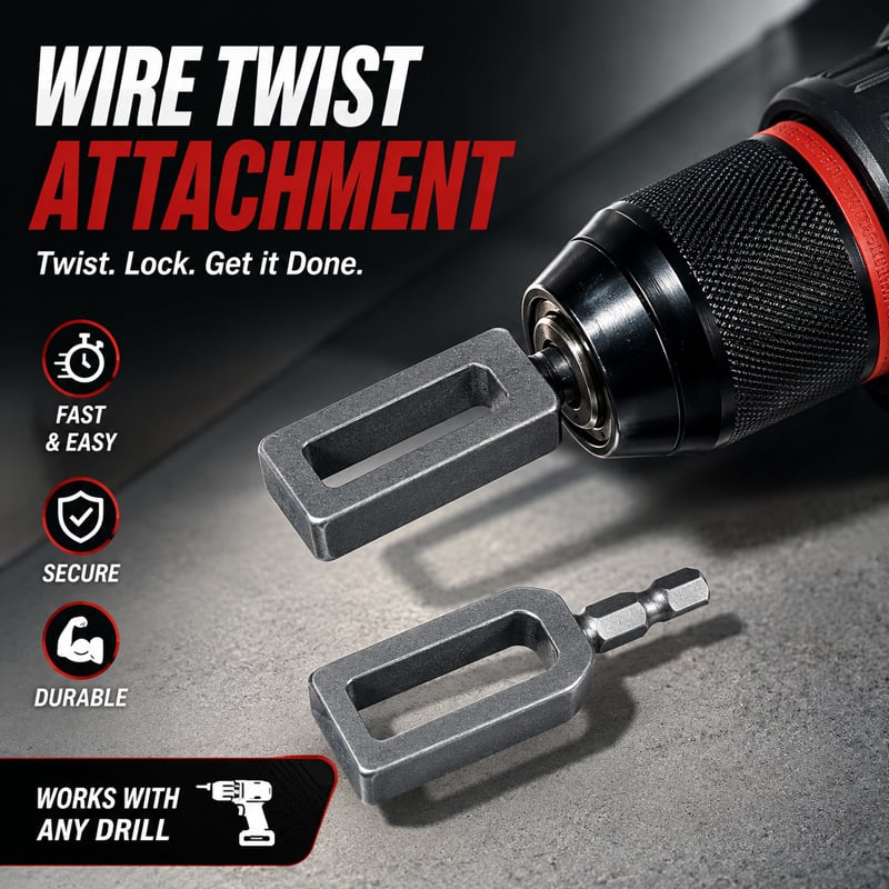 TwistPro Wire Twister for Drill | Fast Wire Twisting Tool, Durable Alloy Steel 1