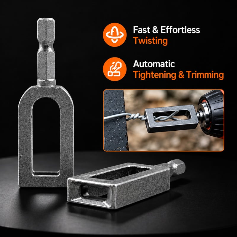 TwistPro Wire Twister for Drill | Fast Wire Twisting Tool, Durable Alloy Steel 2