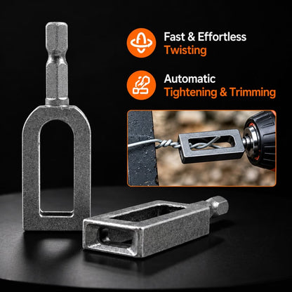 TwistPro Wire Twister for Drill | Fast Wire Twisting Tool, Durable Alloy Steel 2