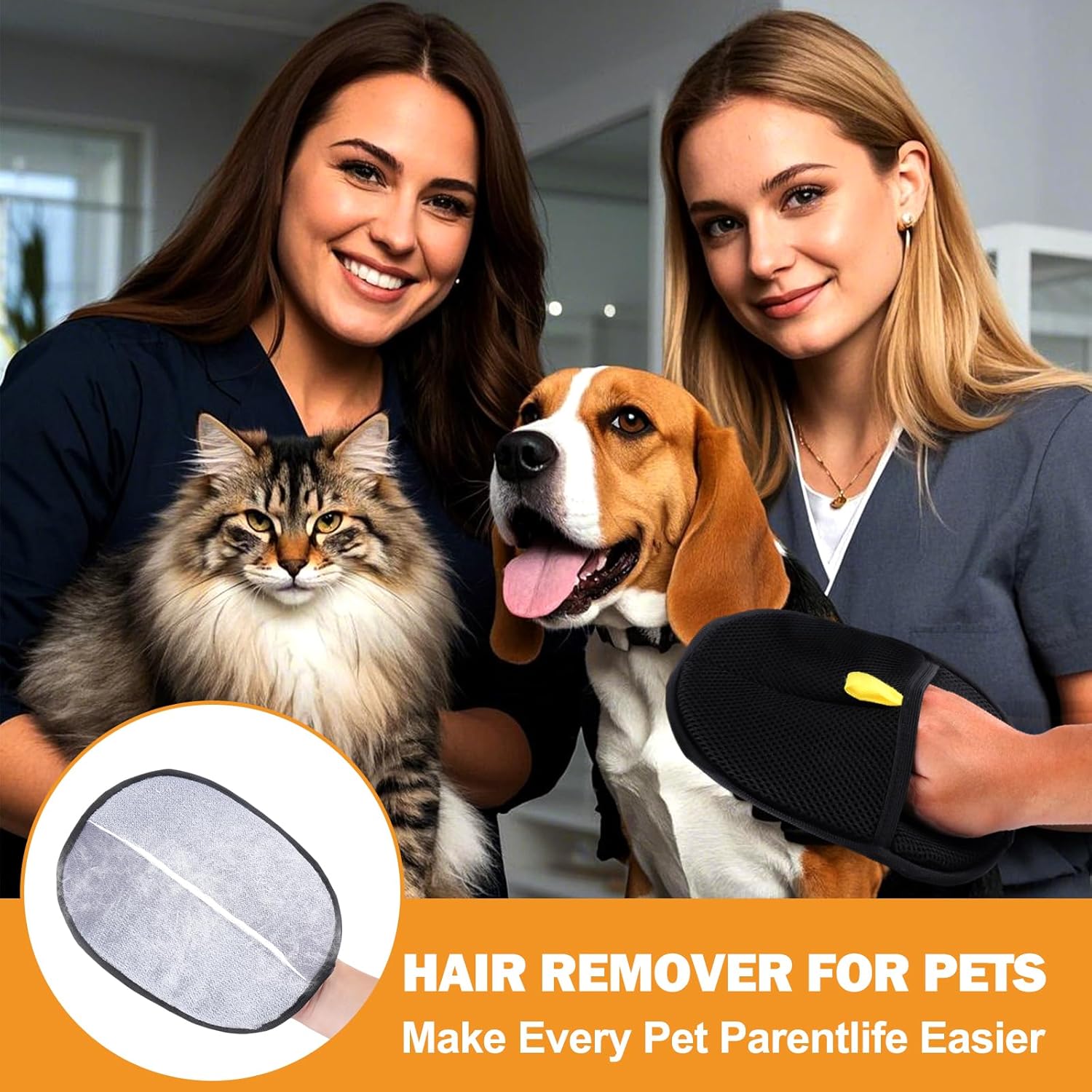 VeLuxer™ HairAway Gloves — Effortless Pet Hair Control That Makes Your Home Shine 1