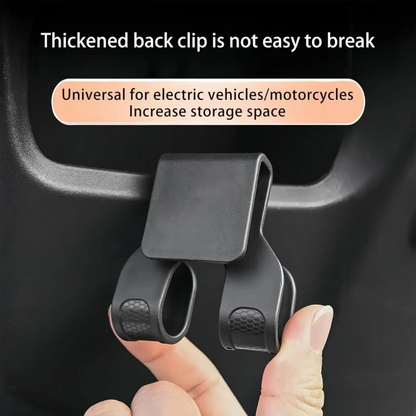Velo Hook Motorcycle Accessory | Universal Clip-On Design for Enhanced Storage 1