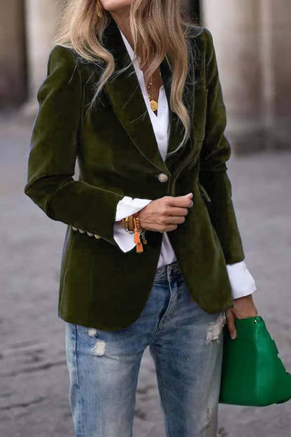Vera Velvet Blazer | Slim-Fit, Luxurious Texture 6