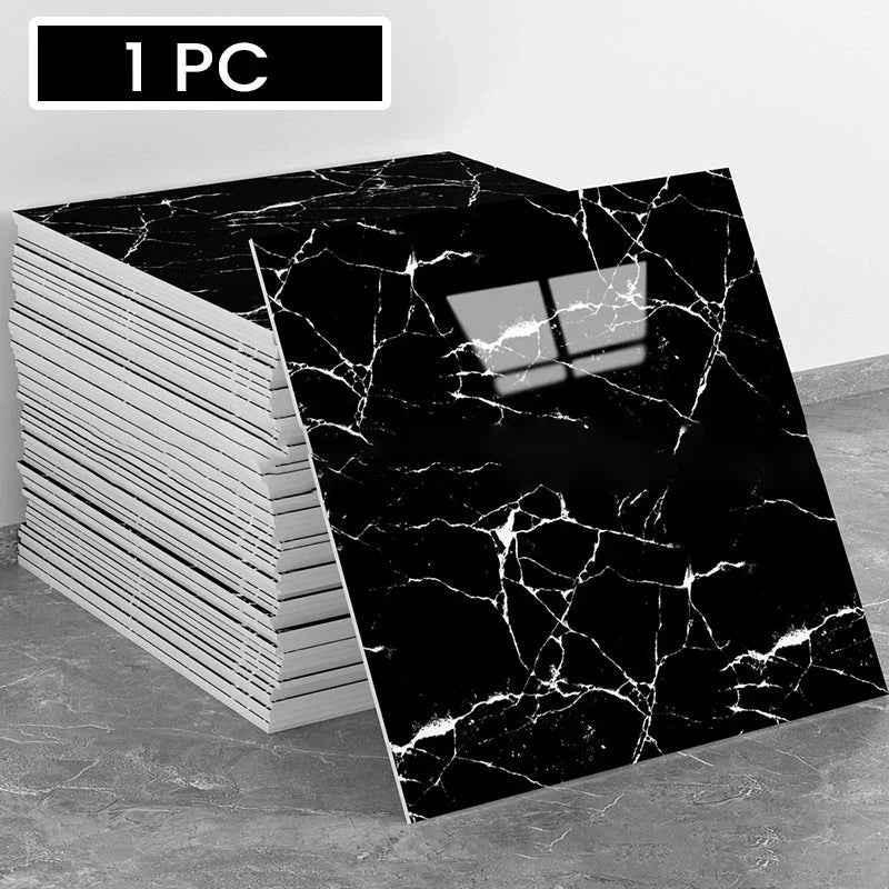 Vinyluxe Peel & Stick Tiles | Waterproof Vinyl, Slip-Resistant, Set of 5 12
