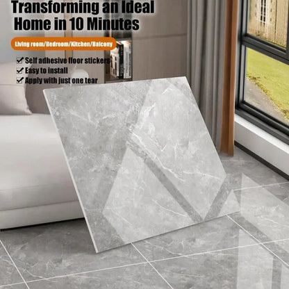 Vinyluxe Peel & Stick Tiles | Waterproof Vinyl, Slip-Resistant, Set of 5 2
