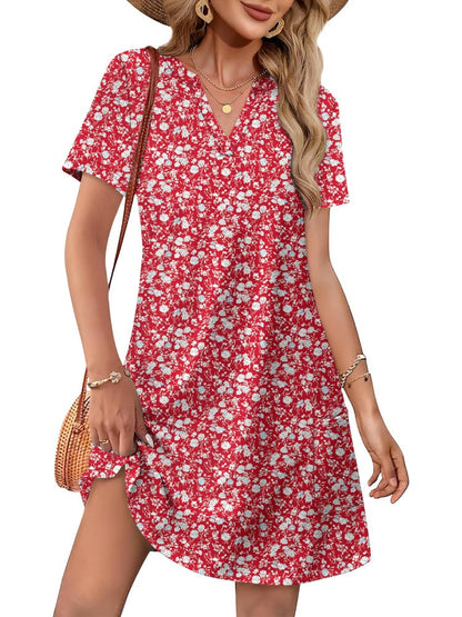 Viva Hawaiian Dress | Women's Casual Midi with Pockets, Lightweight Fabric 4