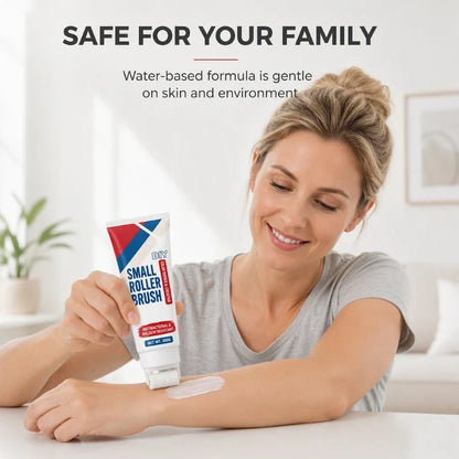 Wallo Waterproof Wall Repair Paste | Integrated Roller Brush, Easy Application 4