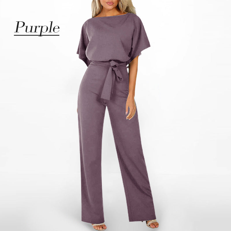 Wanda Wide Leg Jumpsuit | High Waist, Breathable Design 10