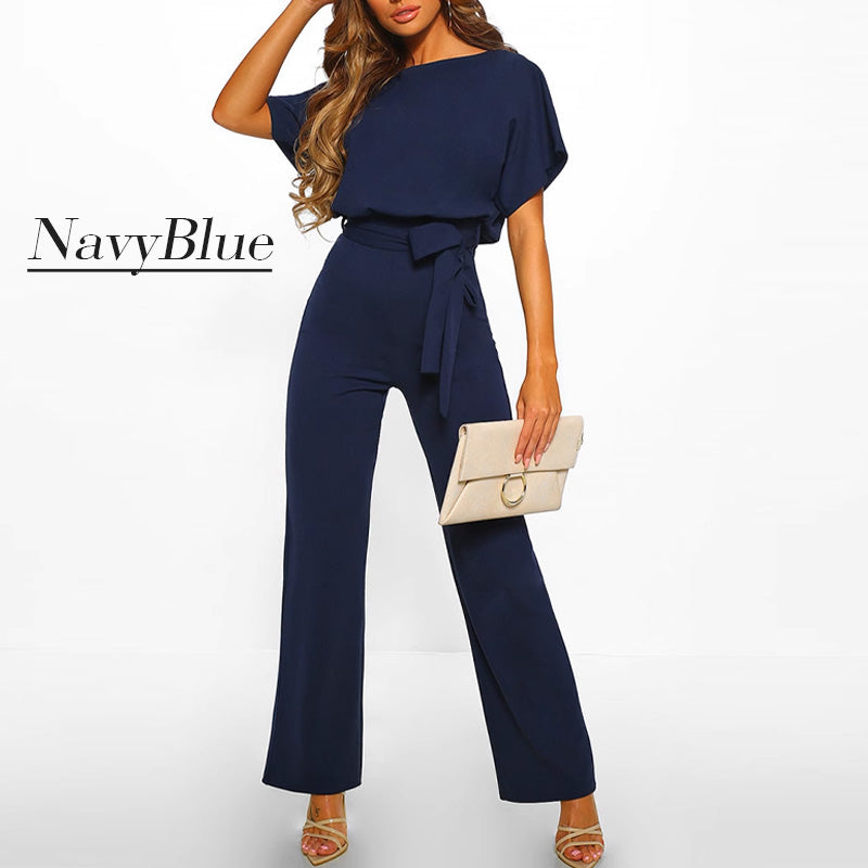 Wanda Wide Leg Jumpsuit | High Waist, Breathable Design 11