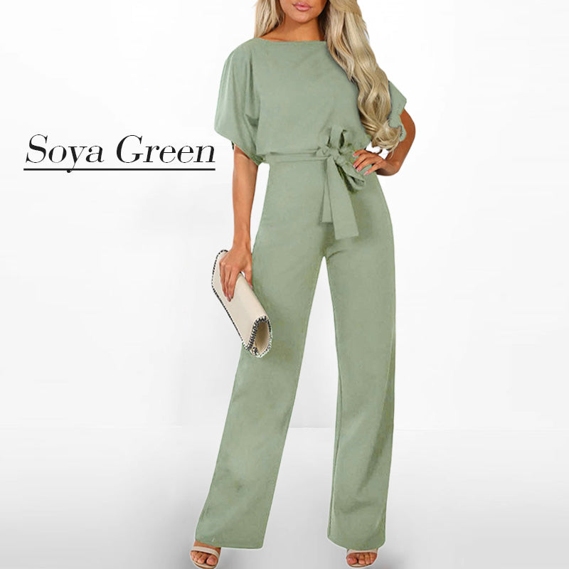 Wanda Wide Leg Jumpsuit | High Waist, Breathable Design 13