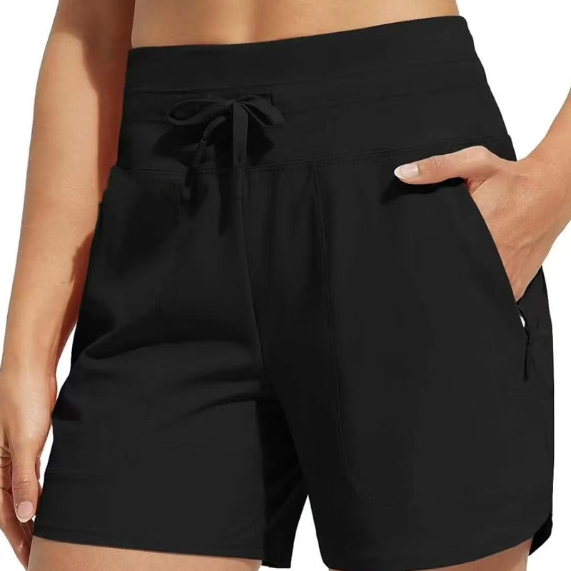 Wavy Athletic Shorts | Quick-Drying, Built-in Boxer Liner, UPF 50+ 0