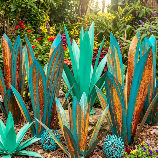 Aero Agave Garden Decor | Waterproof Solar LED Outdoor Ornament - Hartwella