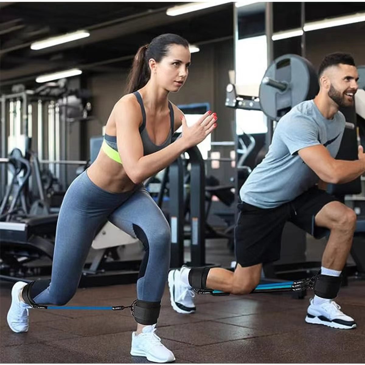 Aero Ankle Fitness Belt | Adjustable Resistance Bands Set - Hartwella