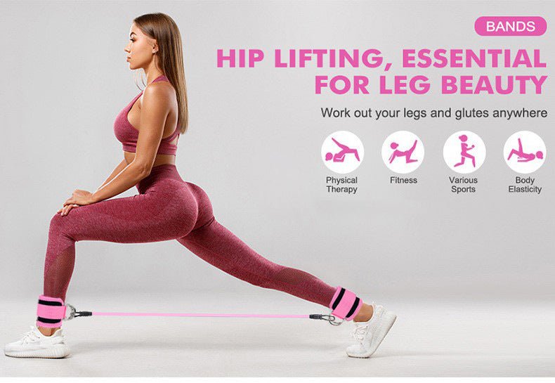 Aero Ankle Fitness Belt | Adjustable Resistance Bands Set - Hartwella