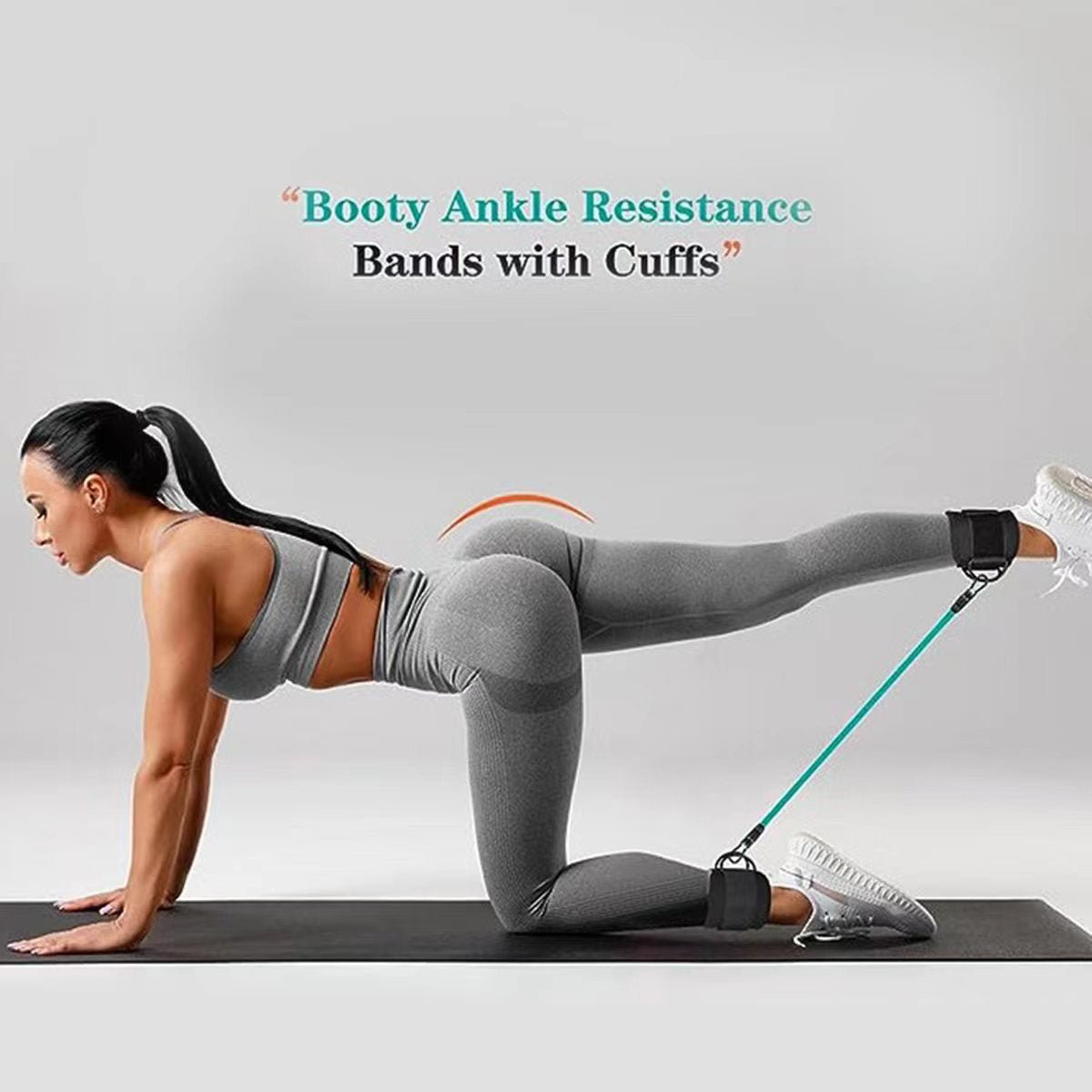 Aero Ankle Fitness Belt | Adjustable Resistance Bands Set - Hartwella