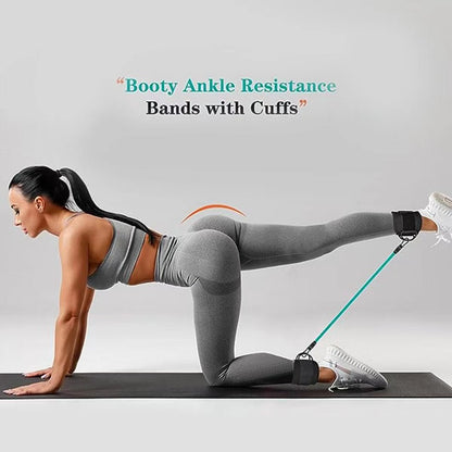 Aero Ankle Fitness Belt | Adjustable Resistance Bands Set - Hartwella